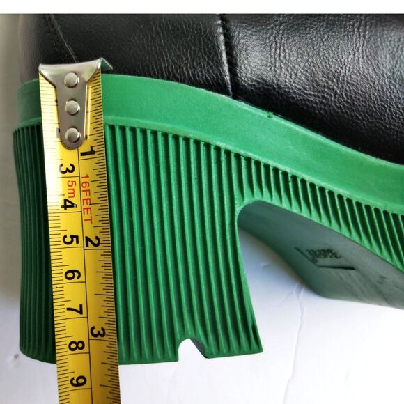 Bamboo Chelsea Lug Sole Chunky Boots Sz 6.5 - Picture 10 of 14